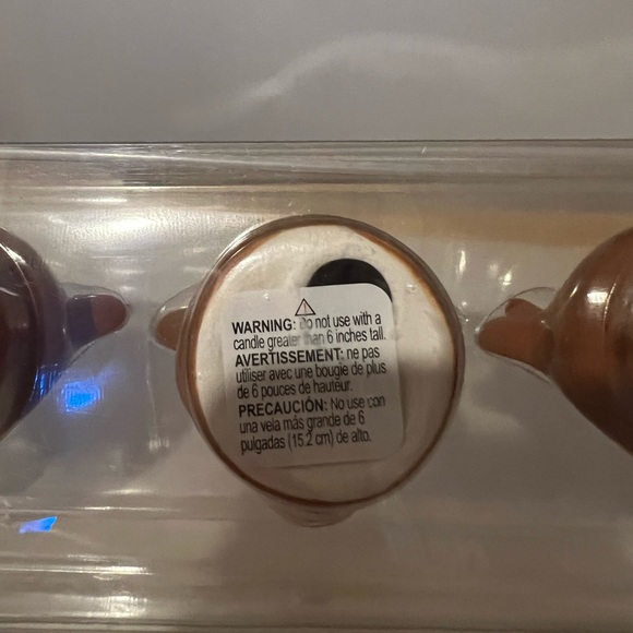 Set of 4 Reindeer Taper Candle Holders H for Happy - Picture 10 of 10